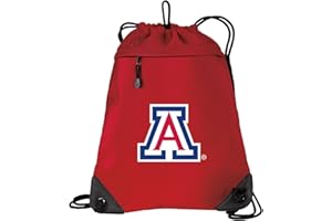 Broad Bay University of Arizona Drawstring Backpack Bag Arizona Wildcats Cinch Pack - UNIQUE MESH & MICROFIBER
