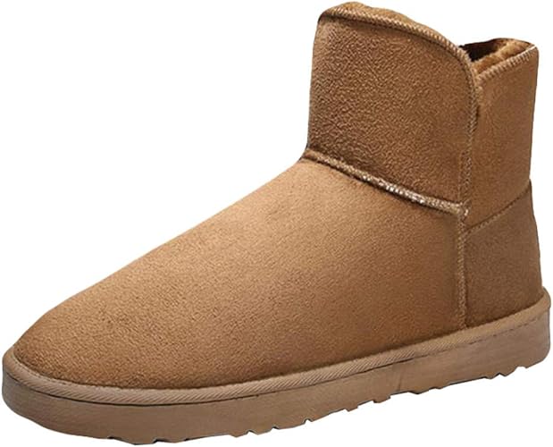 Amazon Molimi モリミ ムートンブーツ レディース メンズブーツ スノーブーツ ショート丈 中綿ブーツ 男女兼用 暖かい 雪靴 綿靴 短靴 裏ボア ブーツ ベルベット 可愛い カッコイイ 防滑 防寒 通勤 通学 ブーツ