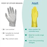 Ansell AlphaTec 37-320 Nitrile Gloves Long Cuff Yellow L 12 Pairs view 9