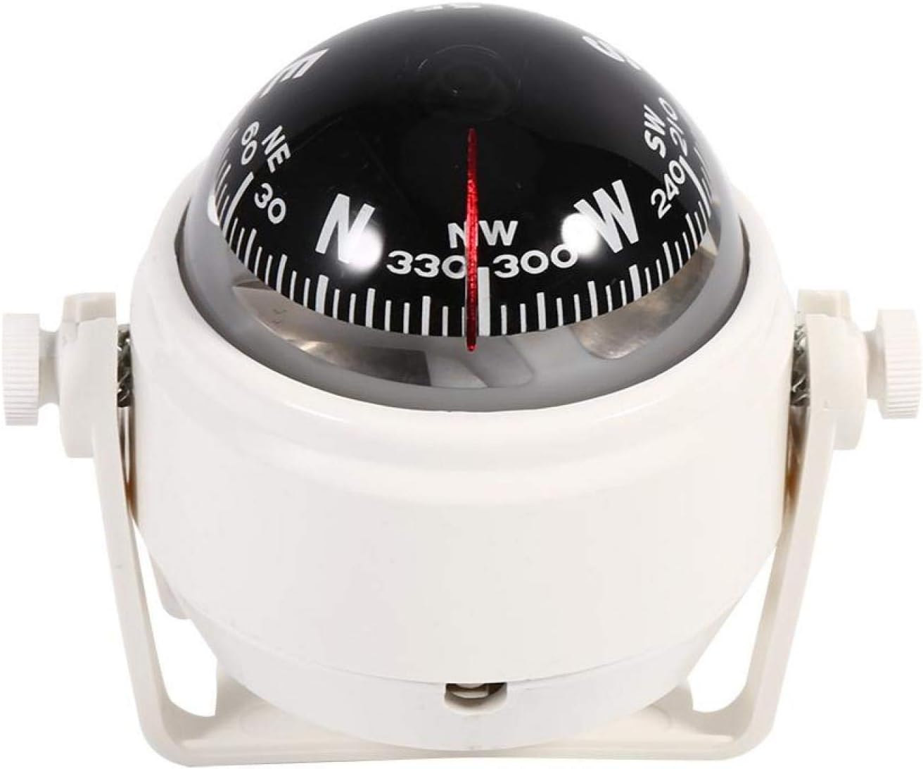 Multi-purpose Compass for Car Dashboard, Marine Compass for Boats Dash Mount for Boat Caravan Truck(white): Automotive