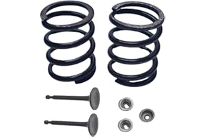 BUHNSS 18lb Valve Spring Kit With Retainer And Lock For Predator 212cc For Honda GX200 For BSP and most other GX200 OHV clone Hemi And Non-Hemi Go Kart Racing Engine Springs