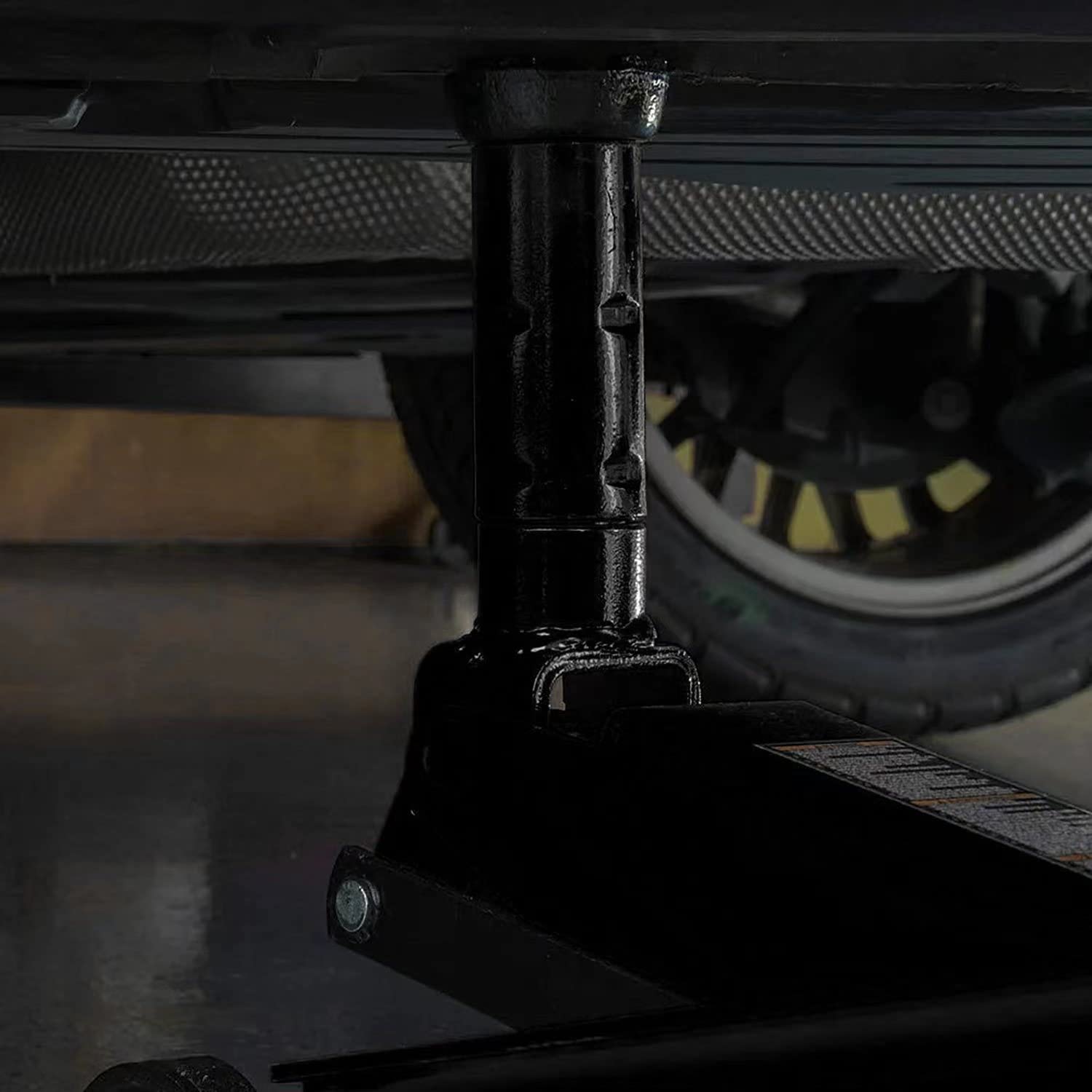 Torin AT83006B Hydraulic Trolley Service/Floor Jack with Extra Saddle (Fits: SUVs and Extended Height Trucks): 3 Ton (6,000 lb) Capacity, Black