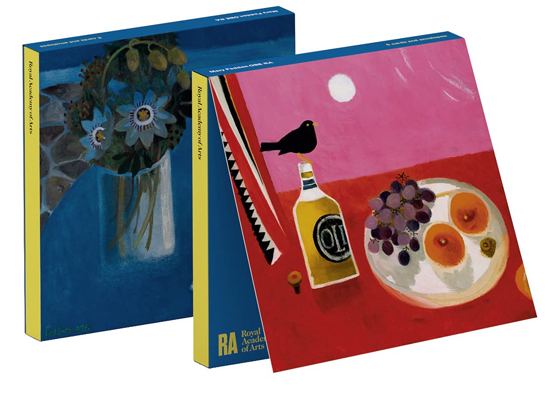 Royal Academy Mary Fedden Set of 6 Art Greeting Cards (15 x 15 cm)