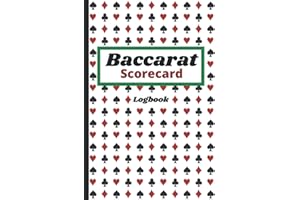 Baccarat Scorecard Logbook: handy notebook tracker for Baccarat players