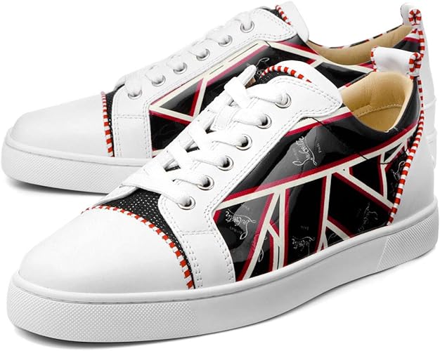 Amazon Christian Louboutin クリスチャン ルブタン スニーカー Louis Junior Orlato Flat マルチカラー 40 5 Cma3 並行輸入品 Christian Louboutin スニーカー