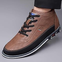Men's Casual Dress Boots Motorcycle Boots Plus Size