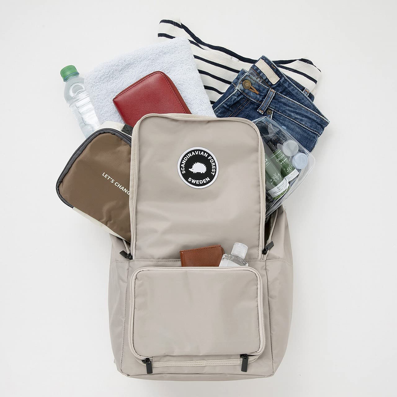 SCANDINAVIAN FOREST BACKPACK BOOK GREIGE ver. ：8/20発売【ムック本付録】スカンジナビアン フォレスト バックパック(グレージュver.)