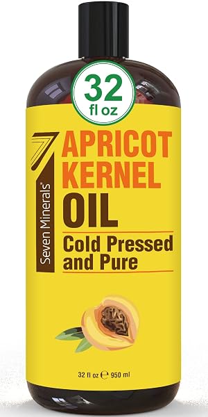 SEVEN MINERALS PURE COLD PRESSED APRICOT KERNEL OIL...