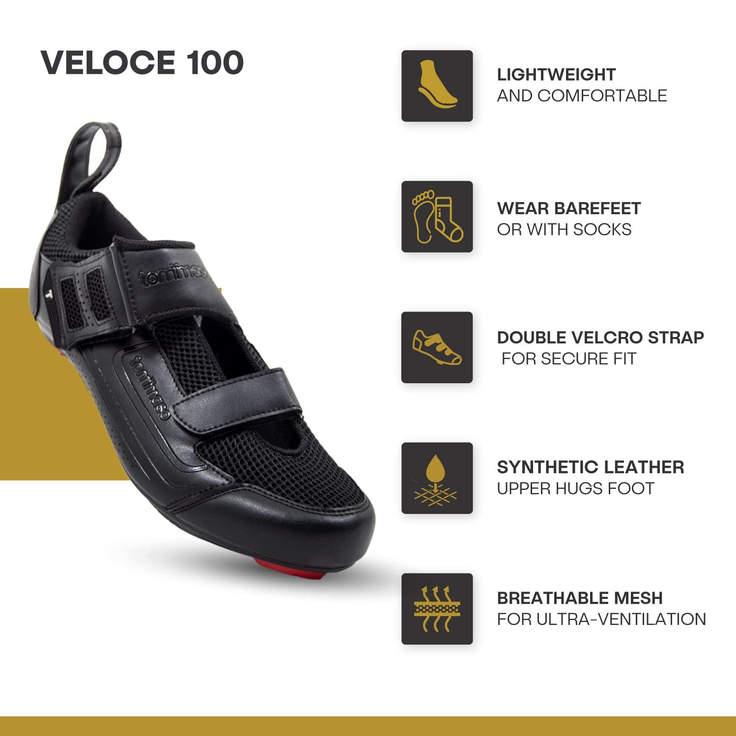 Tommaso Veloce Mens Cycling Shoes For Men Road Bike Shoes Indoor