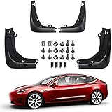 A-Premium Mud Flaps Splash Guards Replacement for Tesla Model S 2017 2018 2019 2020 Front and Rear 4-PC