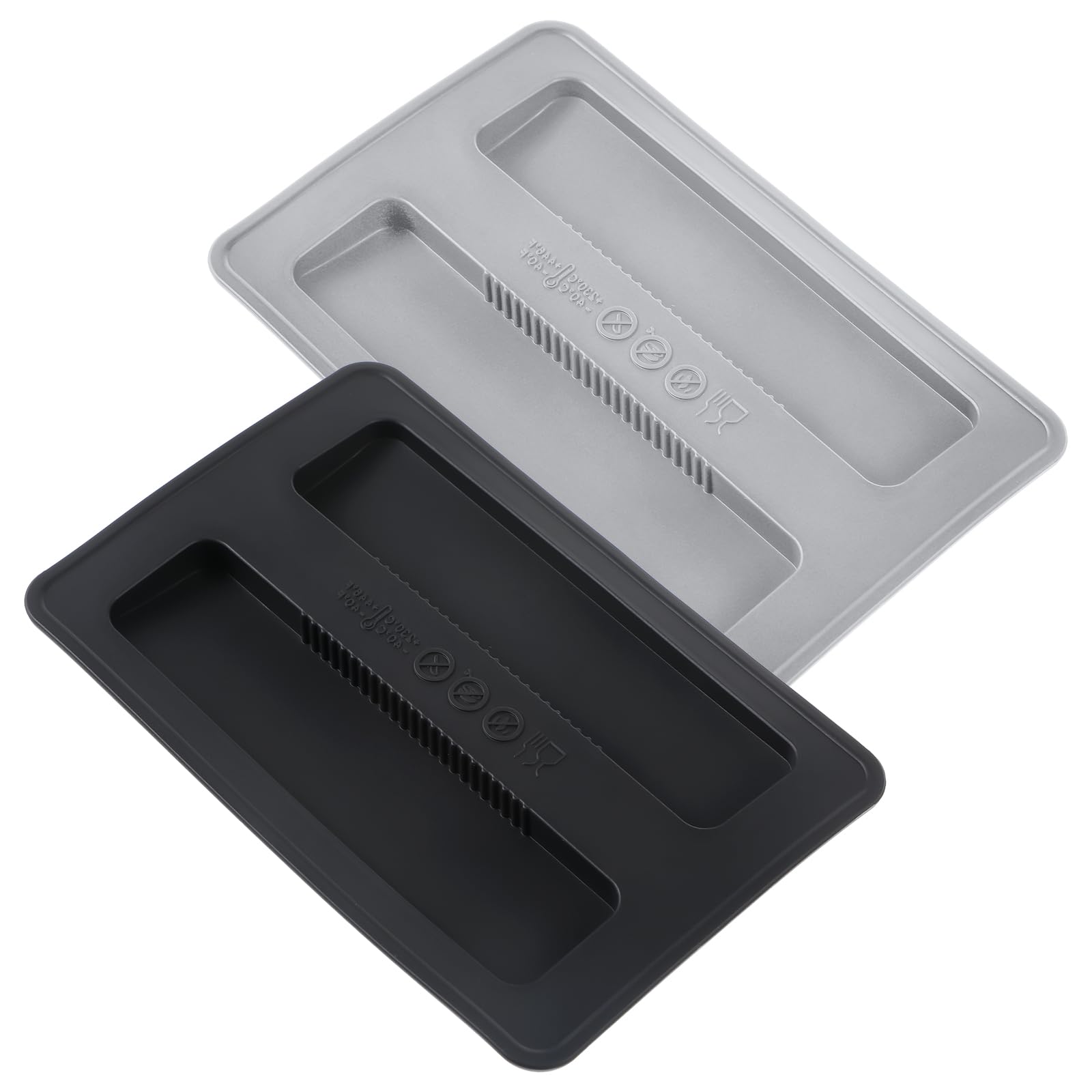 Photo 1 of **************MISSING THE BLACK*************
Classicseali 2Pcs Toaster Covers,Reusable Silicone Toaster Covers 2 Slice Wide Slot,Toasters Cover 2 Slice for Bread Maker (Black and Grey)