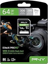 PNY 64GB X-PRO 90 UHS-II SD Card V90 U3 Class 10 300MB/s Read view 8