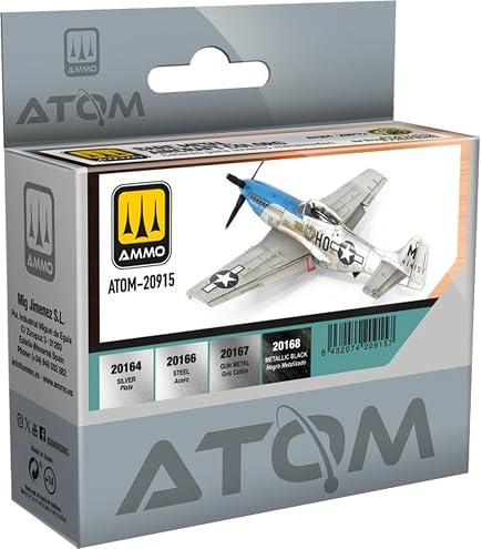 Amazon.com: AMMO of Mig Jimenez S.L Atom: Metallic Black Acrylic