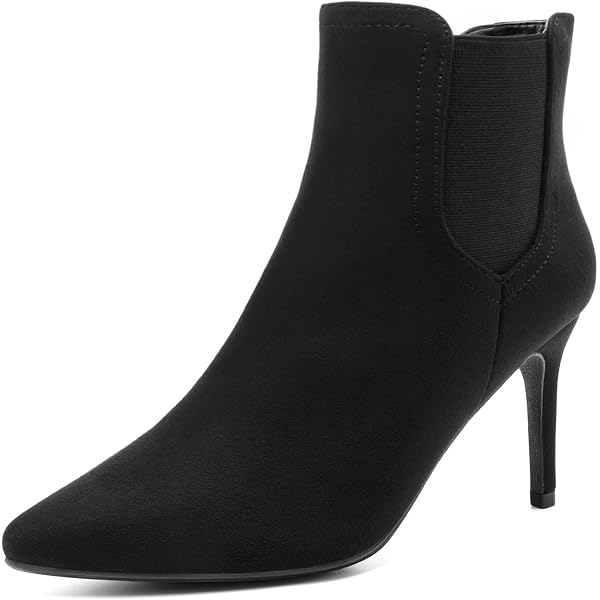 Caradise Women's Ankle Boots Sexy Pointed Toe