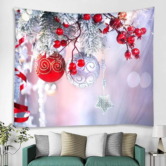 YYRY Polyester Tapisserie Dekorative hängende Kugel Weihnachten