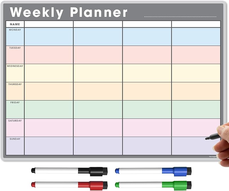 The Magnet Shop TMS A3 Magnetic Weekly Planner and Organiser