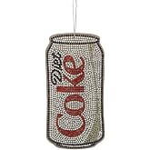 Kurt Adler 4" Bedazzled Coke Can Ornament, Bedazzled Diet Coke