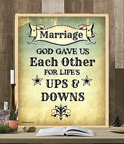 Amazon Com Wedding Typography Decor Marriage Married Art God