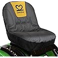 2win2buy Lawn Mower Seat Cover, Riding Mower Seat Cover Cushion Replacement with Padded Waterproof Garden Tractor Cover for Cub Cadet Troy Bilt Craftsman Zero Turn John Deere Lawn Tractor