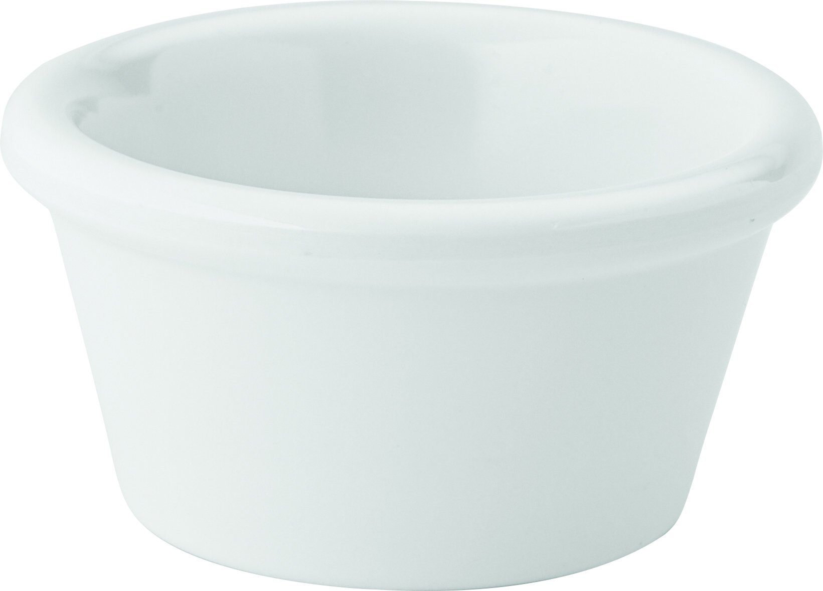 Utopia CA0852DS02 Melamine Ramekins Plain, 2 oz., 6 cL, White (Pack of 72)