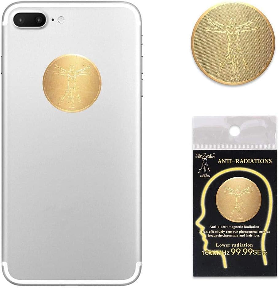 6pcs Anti Radiation Protector Sticker Negative Ions EMF Blocker for Mobile Phones Laptop All Electronic Devices