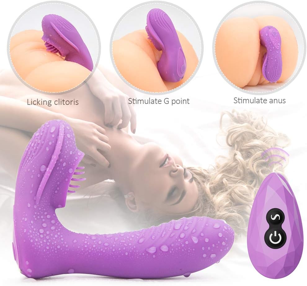 CLitorials Stimulation Líckíńg Toys for Women Invisible Wearable Strapless Stimulator Strap on Panty Vǐbradors Excited Toy for Woman 100% Waterproof
