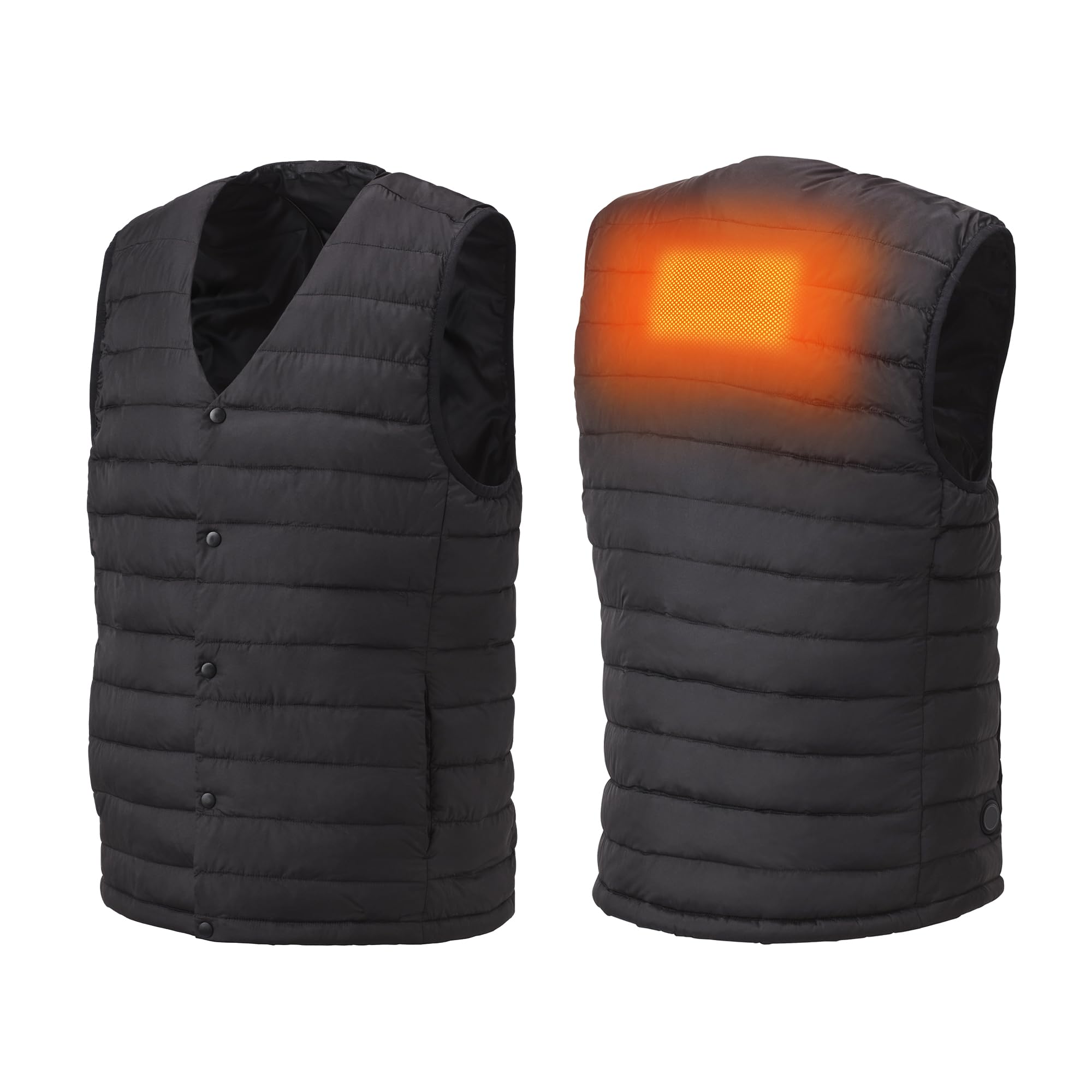 Iris Ohyama, Heated vest/jacket, L, men, 4 heating levels from 38 to 53° C, Light & thin for great comfort outdoor activities