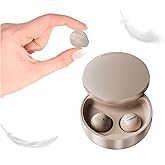 Loluka Small Invisible Wireless Bluetooth Earpiece - Mini Discreet Earbud for Work with Mic