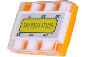 Milisten Guitar Pitch Pipe Tuner High Sensitivity Accurate Tuning Musical Instrument Accessory for Guitar and