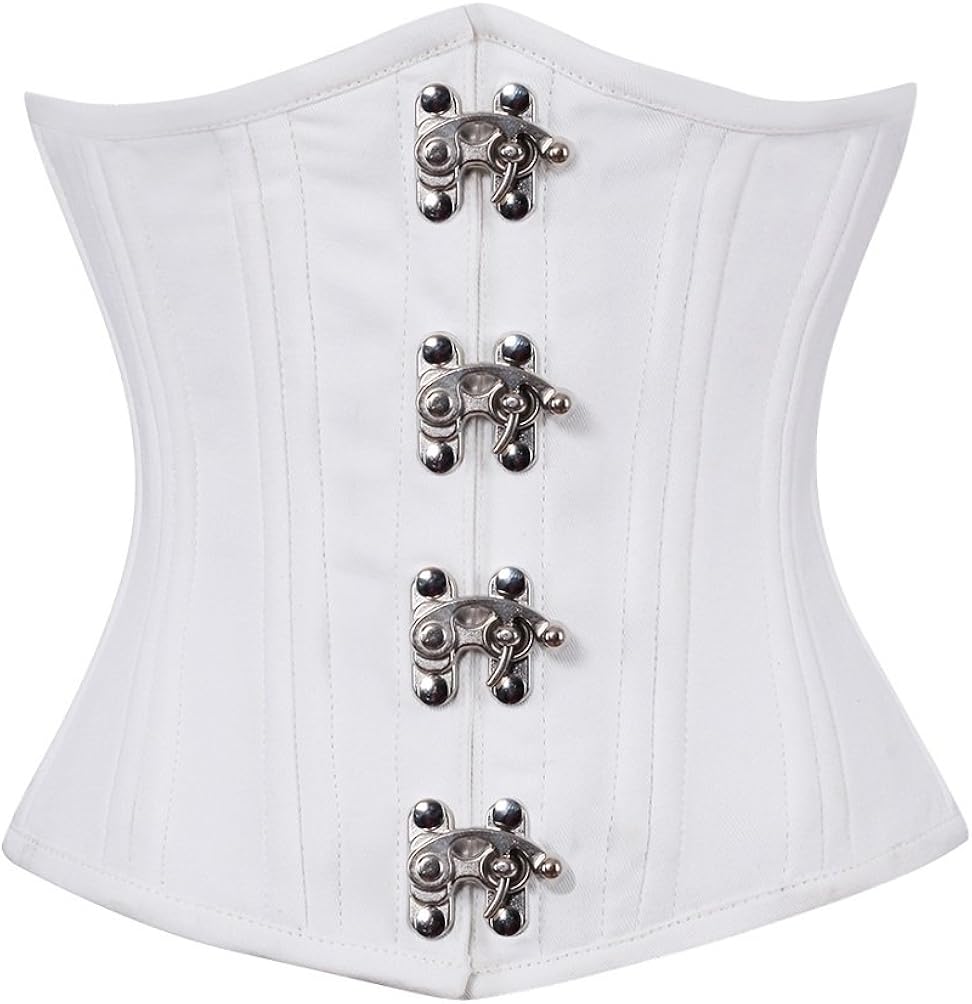 underbust corset white