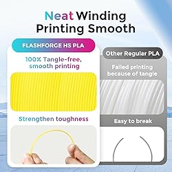 FLASHFORGE Rapid PLA Filament 1.75mm, High Flow