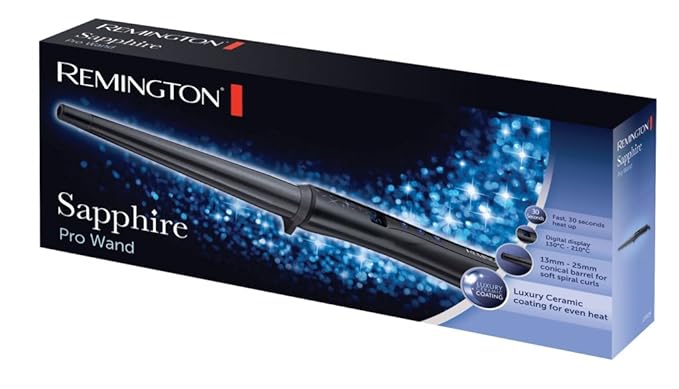 Remington Saphir Zauberstab, Haar Tong (mit UK Netzteil)