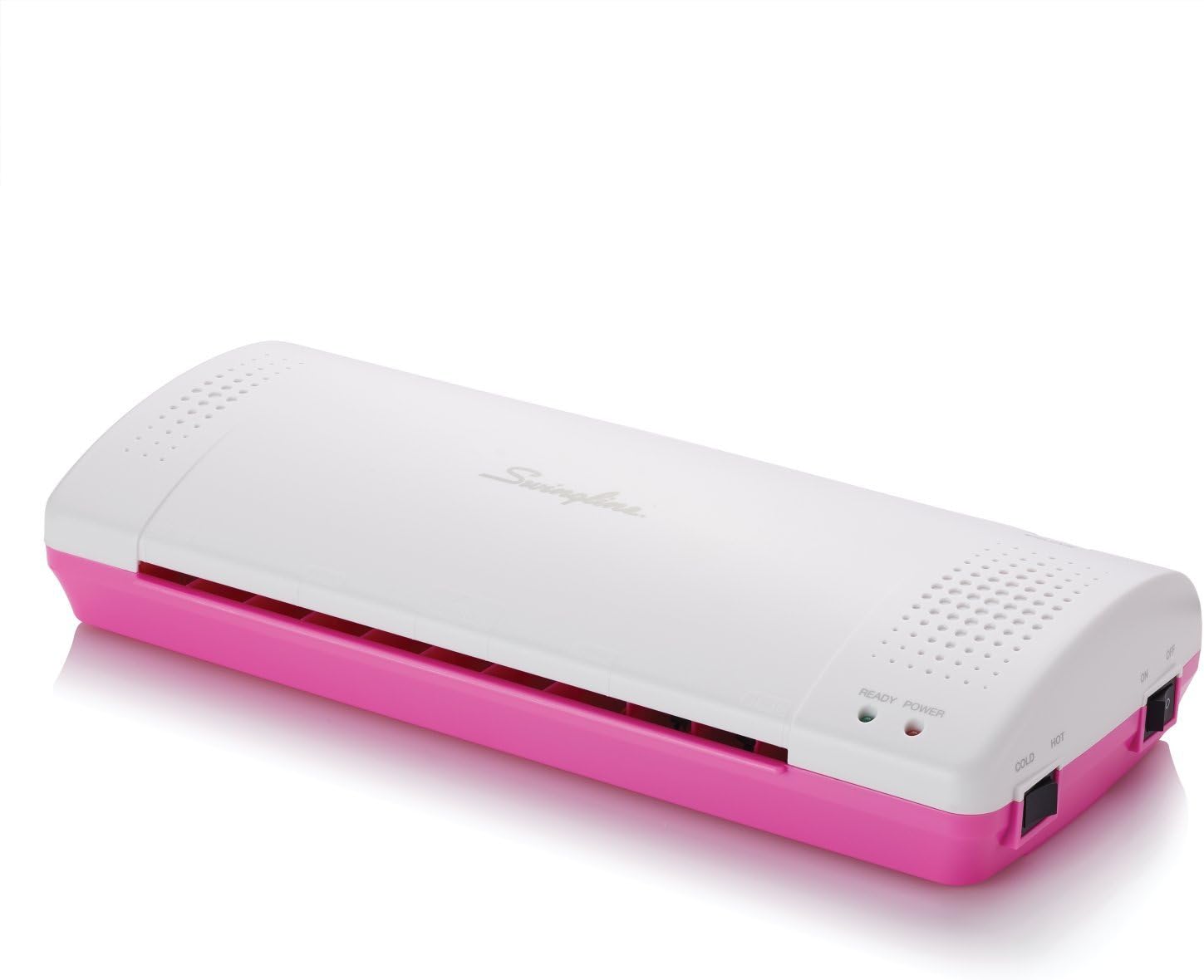 Swingline Laminator, Thermal, Inspire Plus Lamination Machine, 9 inches Max Width, Quick Warm-Up, Includes Laminating Pouches, White / Pink (1701865ECR) : Office Products