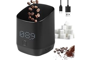 Digital Coffee Bean Dosing Cup, High Precision Espresso Ground Measurer with LED Scale, Coffee Bean Scale, Coffees Measuring 