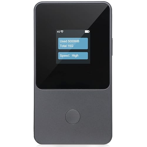 Metaspot T8 4G LTE WiFi Hotspot,Portable Mifi Router,U.S. 50GB & Global ...