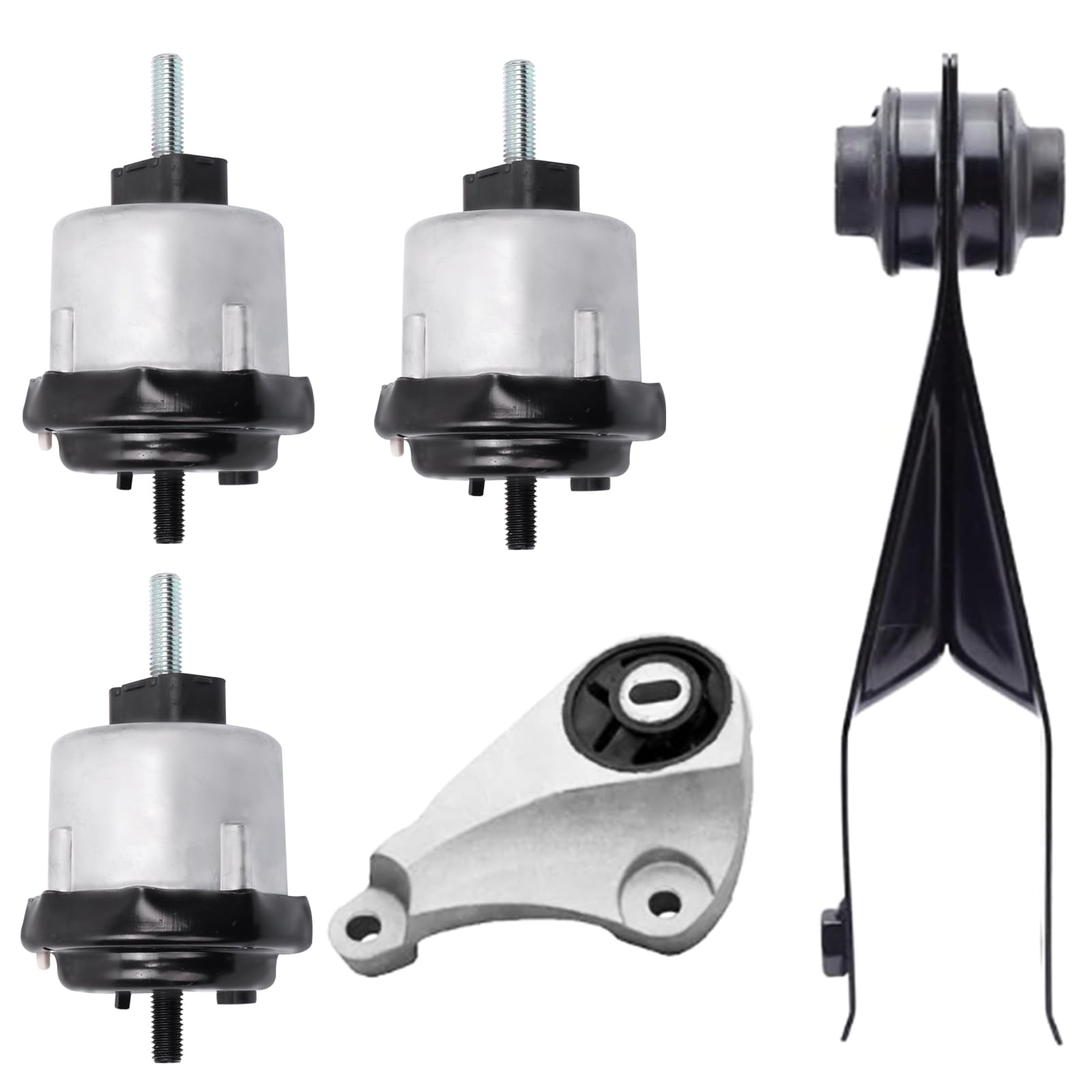 Photo 1 of Set of 5, Engine Motor Mount and Trans Motor Mount Compatible with 2007-2008 Enclave Acadia Outlook 3.6 Auto, Replacement OE A5499HY, A5499HY, A5426, A5428, A5499HY