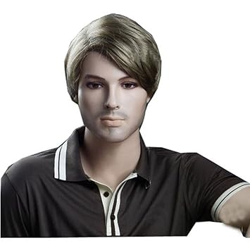 Amazon Com Kolight Hot Fashion Short Straight Blonde Men