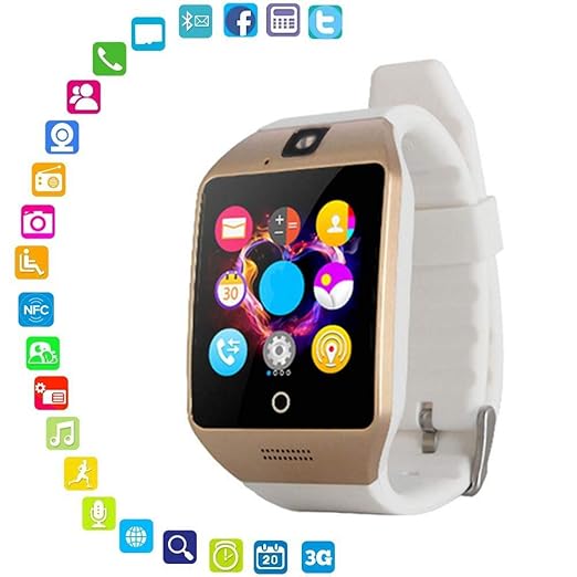 LayOPO Q18S - Reloj Inteligente con cámara HD NFC, Bluetooth ...