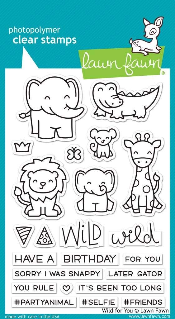 Lawn Fawn Clear Stamps Wild For You