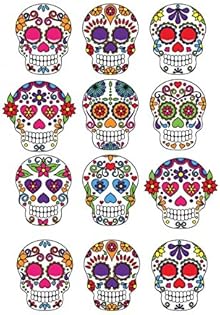 autocollant tête de mort mexicaine 2 autocollant tête de mort mexicaine 2