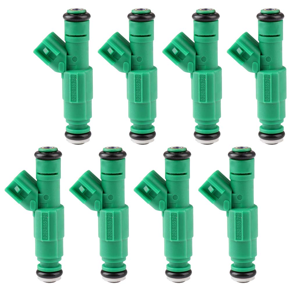 Fuel Injectors,ECCPP 8pcs 4 Holes Fuel Injector Kit 0280155789 fit for