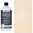 Littlefair's Wood Stain Water Based - 34oz/1ltr - Indoor Furniture Stain Light & Dark Finishes - Special Non Toxic & Eco Friendly Formula - Wood Stain for Crafts - Color: Sensual Soft White