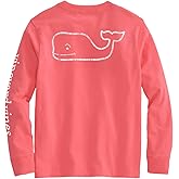 vineyard vines Boys Long Sleeve Vintage Whale Pocket T-Shirt