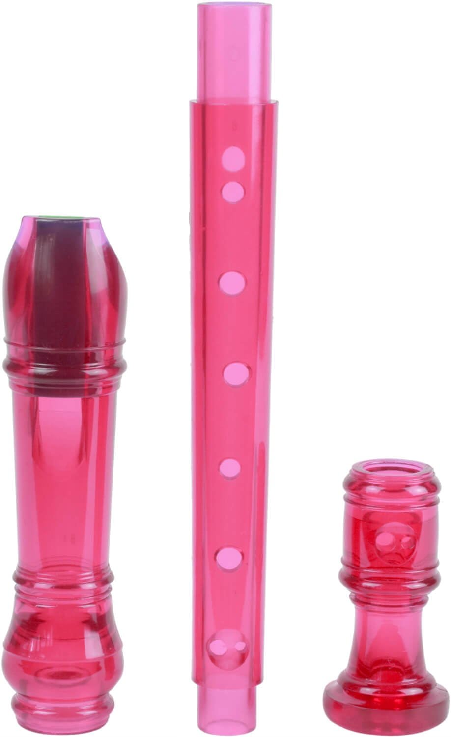 TIGER REC7-PK Descant/Soprano School Recorder with Bag, Cleaning Rod and Fingering Chart, English/Baroque Fingering - Pink - Image 4