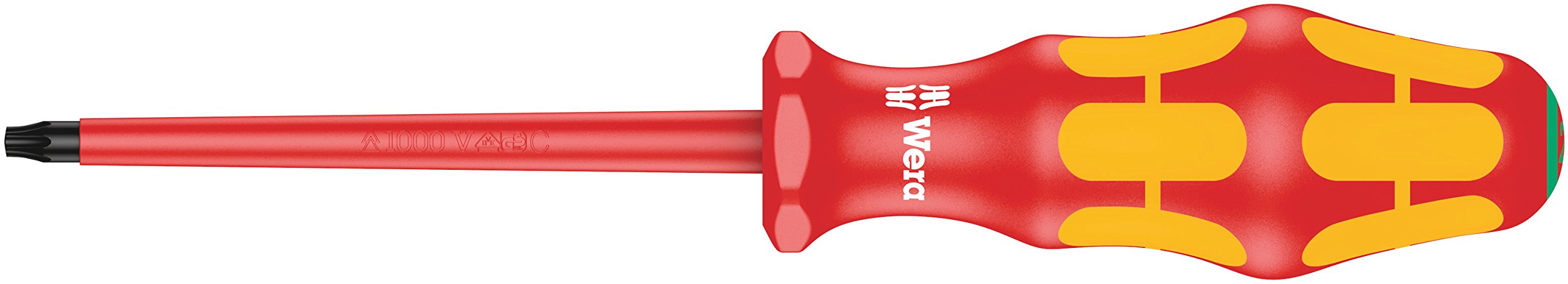 Wera 05006177001 27 x 100 mm "167i VDE" TX Insulated Screwdriver for TORX Screws - Silver