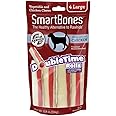 Smart Bones DoubleFun Rolls, Rawhide Free Dog Chew Sticks, Long-Lasting Chew Center, Treats for Dogs Made With Real Chicken, 4 Count