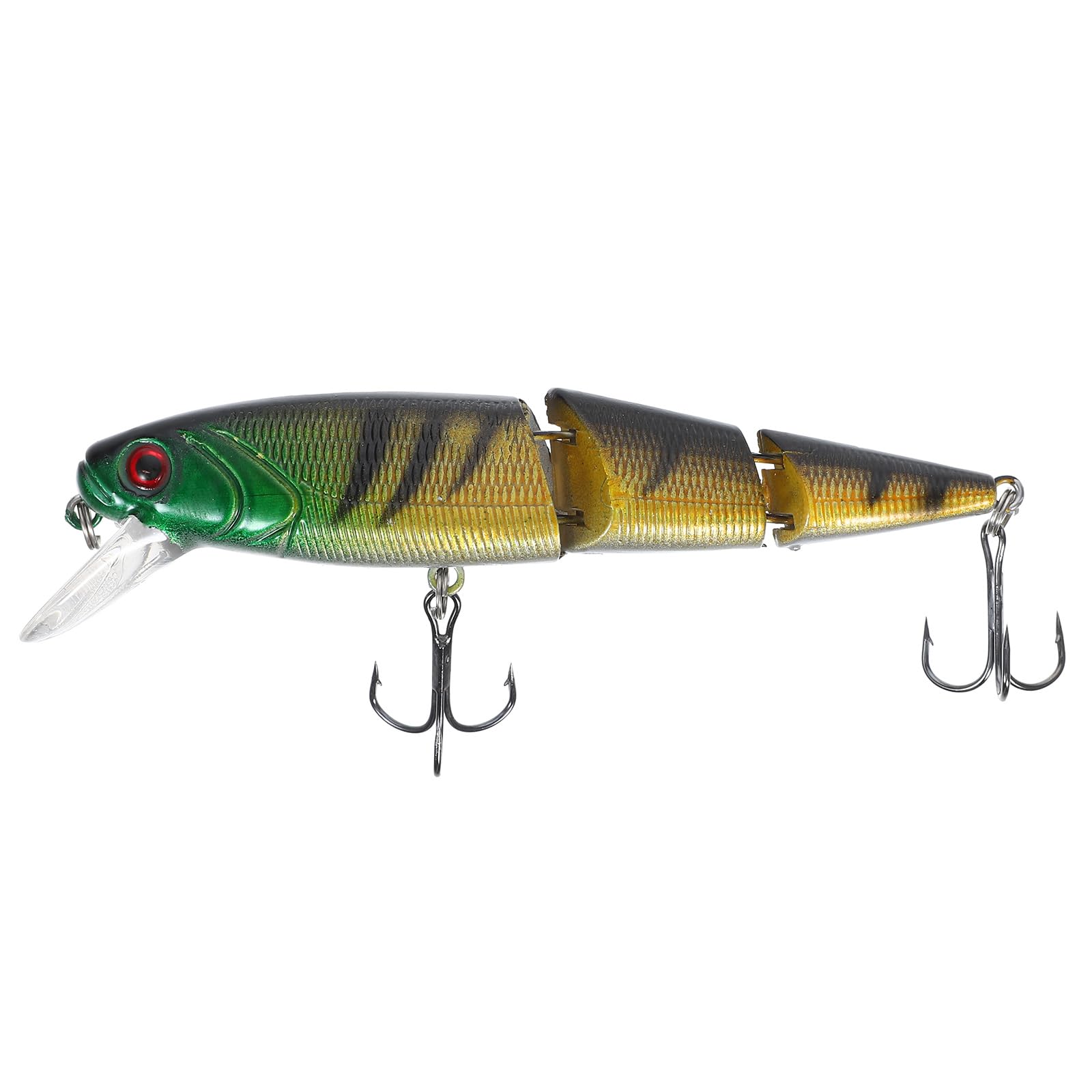 Yardwe Multi Jointed Swimbait Fishing Lures Artificial Crankbait Tackle for Bass Pike and Perch Fishing Lures with Hooks for Freshwater