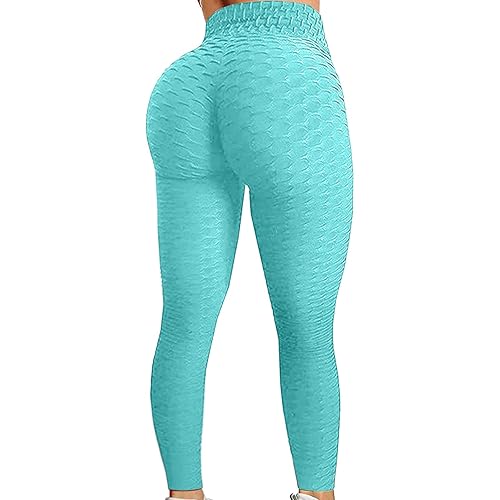 Womens High Waist Yoga Pants Tummy Control Workout Running Yoga Leggings