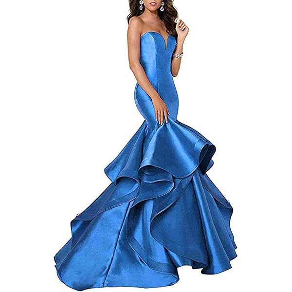 Meowmming VeraQueen Women's Sweetheart Jumpsuit With Detachable Skirt - Evening Prom Gown, Blue, Size 4 - View #5
