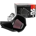 K&N Cold Air Intake System: High-Flow Air Filter, Increase Performance & Towing: Compatible with 2015-2018 FORD: Edge, 77-2592KS